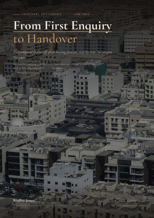 Enquiry to Handover &mdash; Dubai investment guide cover