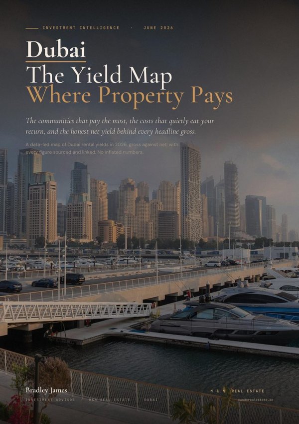 The Yield Map &mdash; Dubai investment guide cover