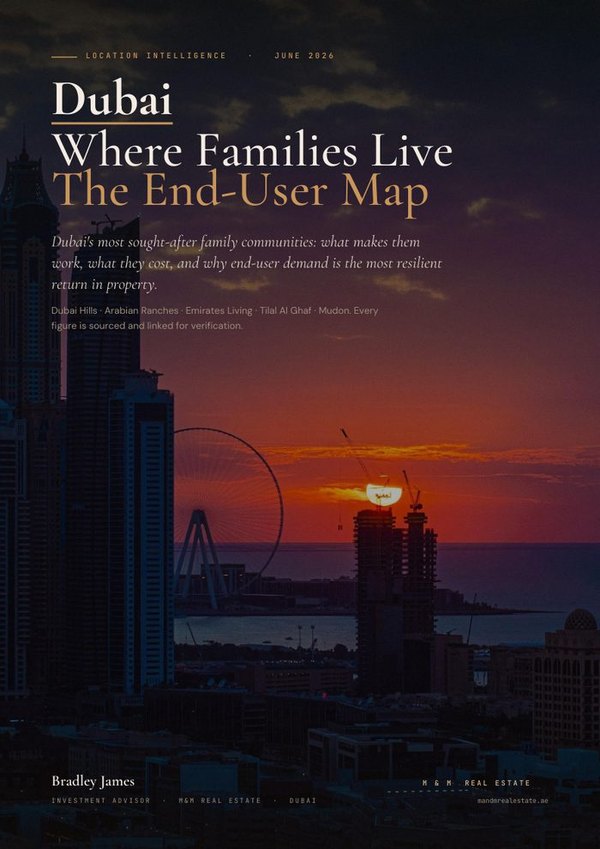 Where Families Live &mdash; Dubai investment guide cover