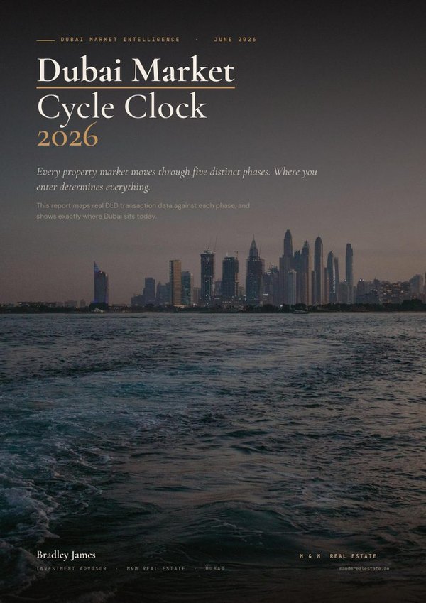 The Market Cycle Clock &mdash; Dubai investment guide cover