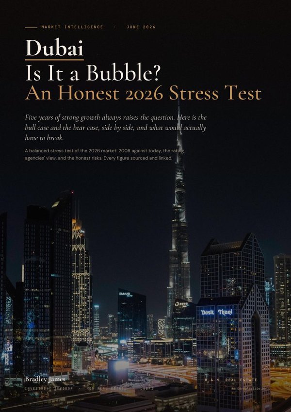 Is It a Bubble? &mdash; Dubai investment guide cover