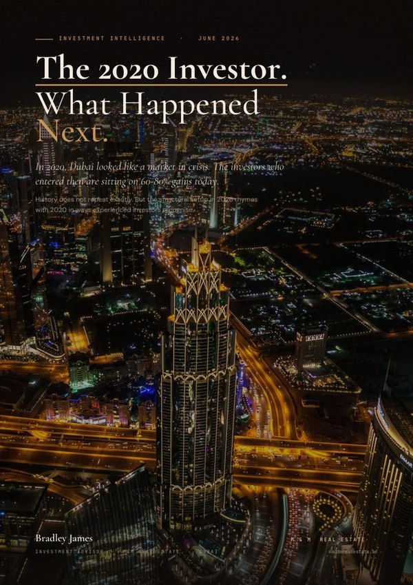 The 2020 Investor &mdash; Dubai investment guide cover