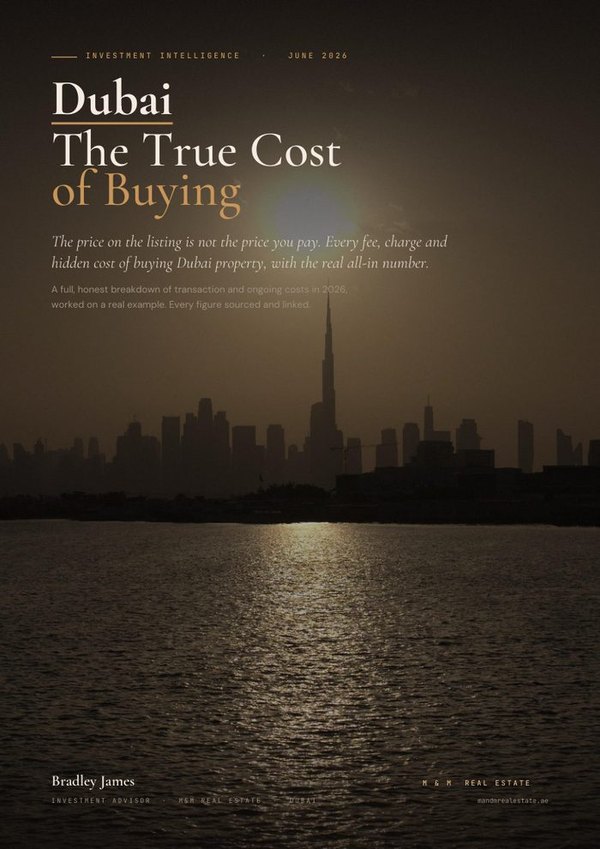 The True Cost of Buying &mdash; Dubai investment guide cover