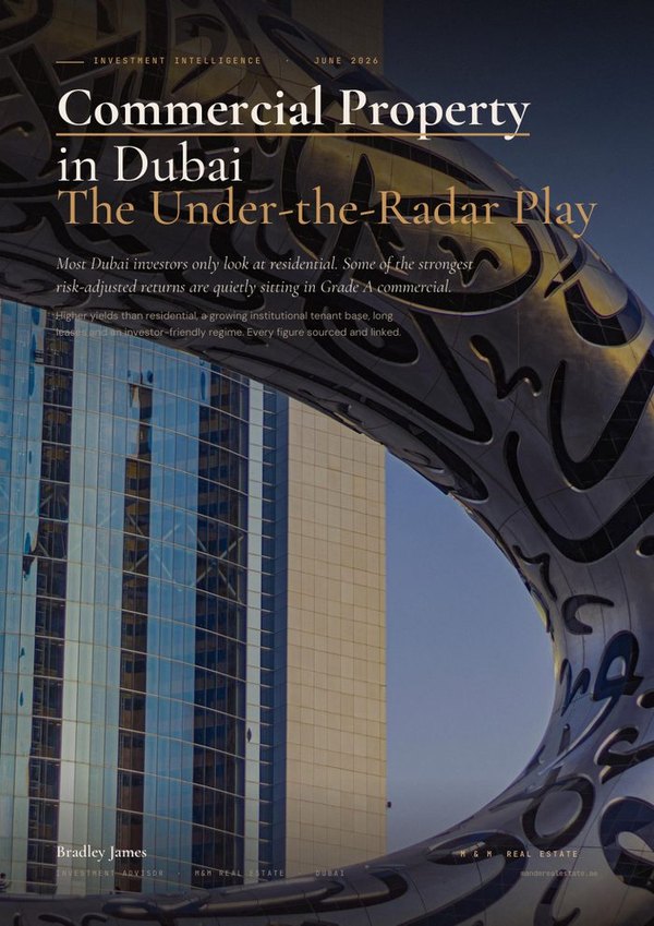 Commercial Real Estate &mdash; Dubai investment guide cover