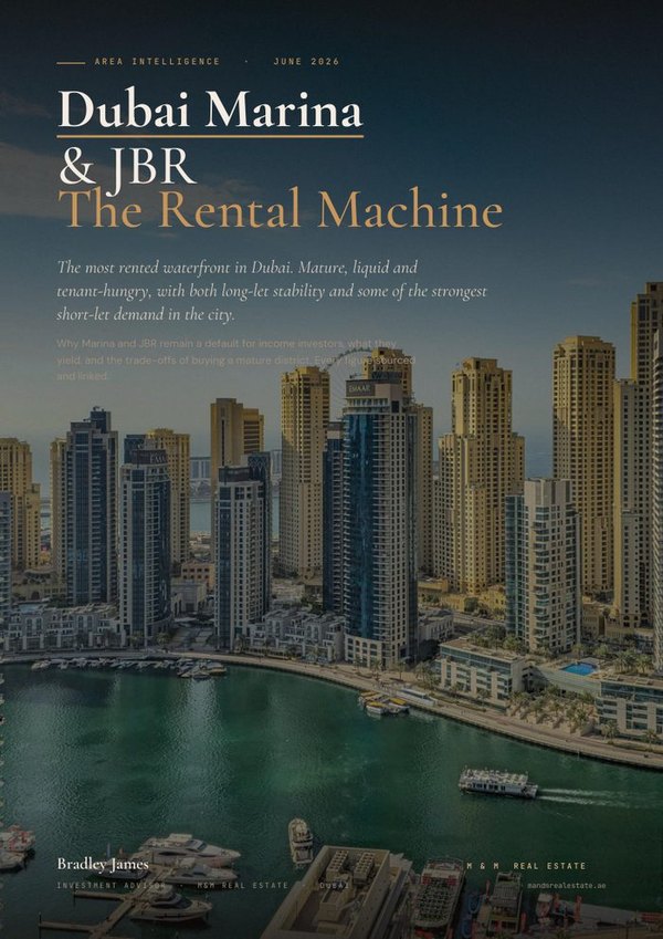 Dubai Marina & JBR &mdash; Dubai investment guide cover