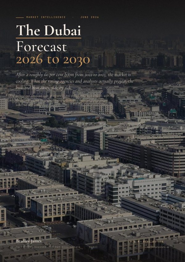 The 2026-2030 Forecast &mdash; Dubai investment guide cover