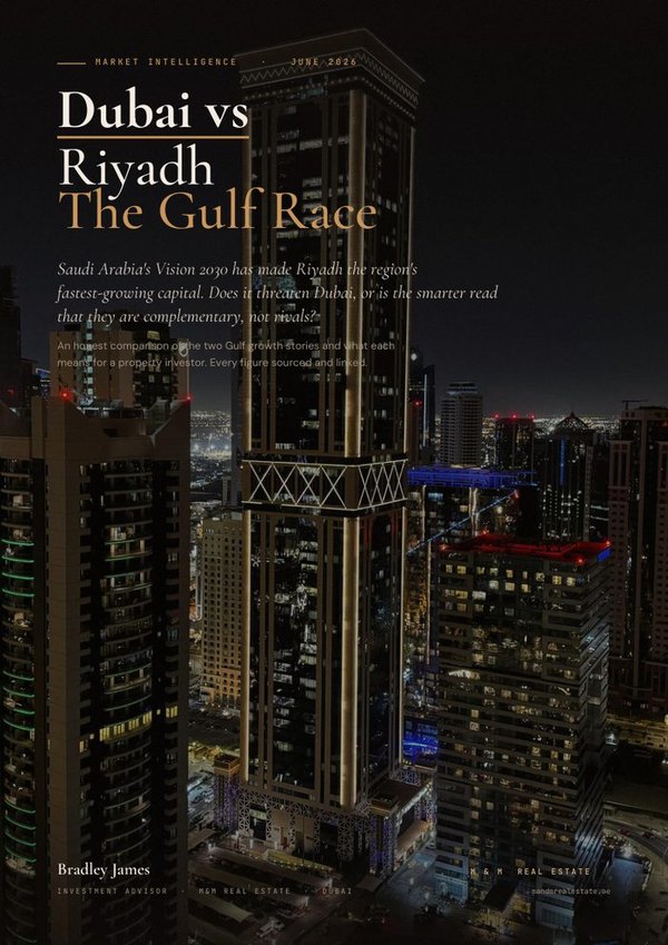 Dubai vs Riyadh &mdash; Dubai investment guide cover