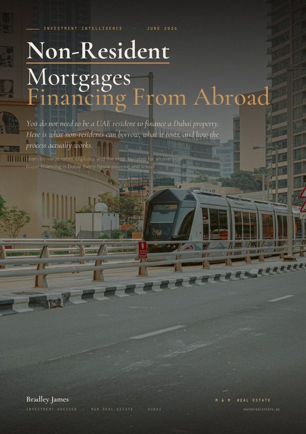 The Non-Resident Mortgage Playbook &mdash; Dubai investment guide cover