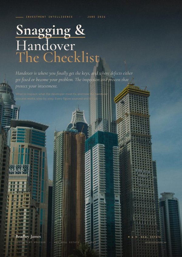 Snagging & Handover &mdash; Dubai investment guide cover