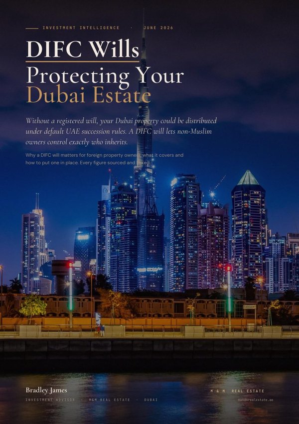 DIFC Wills &mdash; Dubai investment guide cover