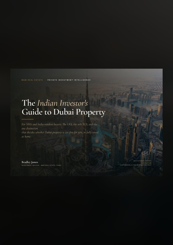 The Indian Investor's Guide &mdash; Dubai investment guide cover