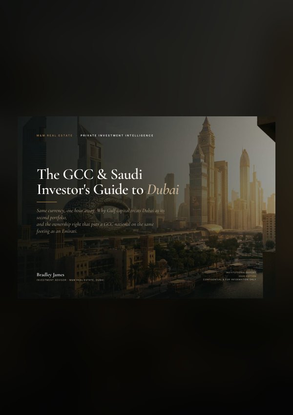 The GCC & Saudi Investor's Guide &mdash; Dubai investment guide cover