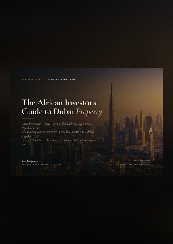 The African Investor's Guide &mdash; Dubai investment guide cover