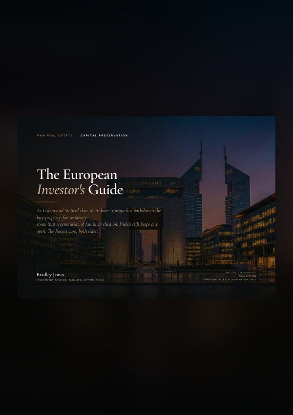 The European Investor's Guide &mdash; Dubai investment guide cover