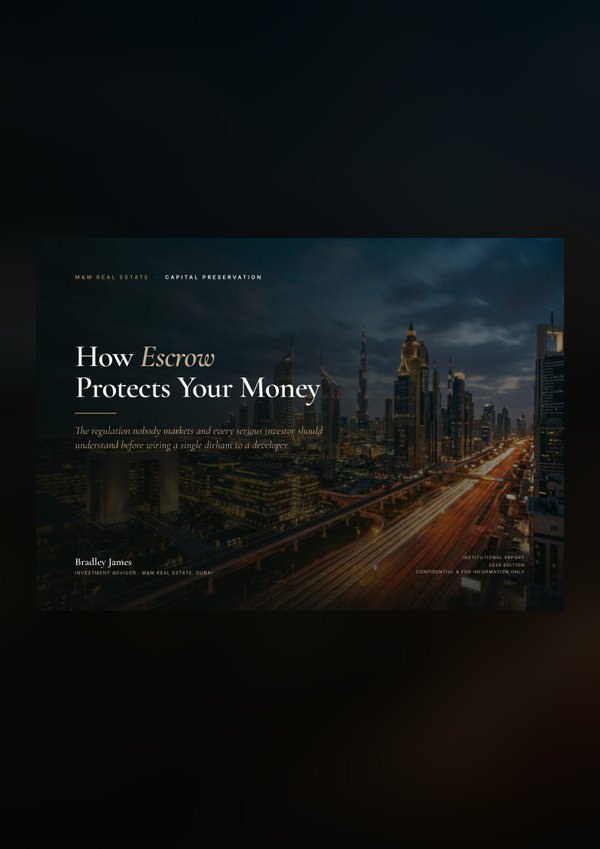 How Escrow Protects Your Money &mdash; Dubai investment guide cover