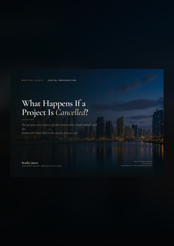 If a Project Is Cancelled &mdash; Dubai investment guide cover