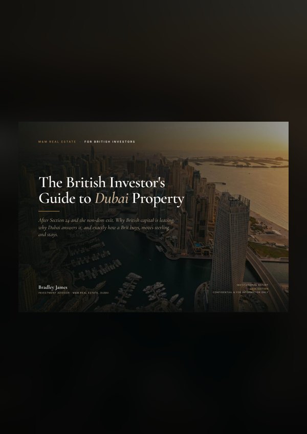 The British Investor's Guide &mdash; Dubai investment guide cover