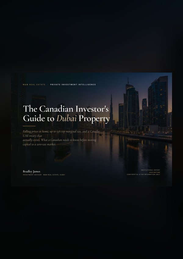The Canadian Investor's Guide &mdash; Dubai investment guide cover